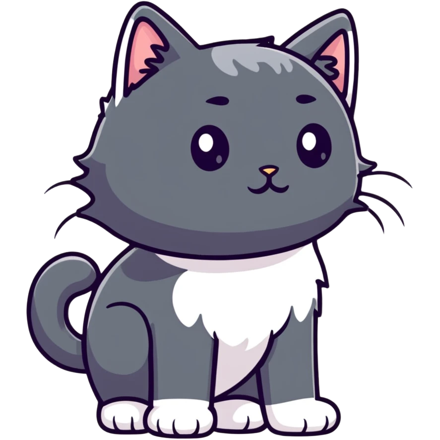 Cat looking away emoji