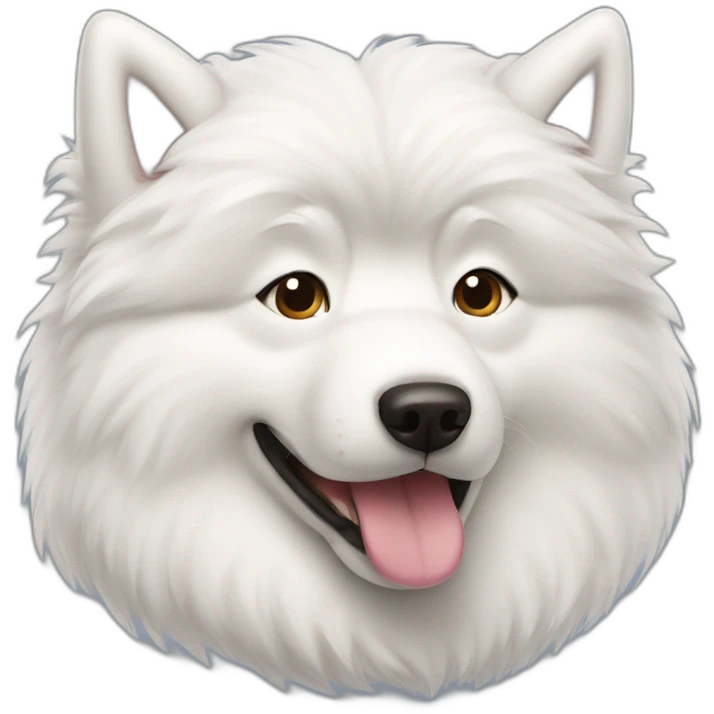 samoyed dog emoji