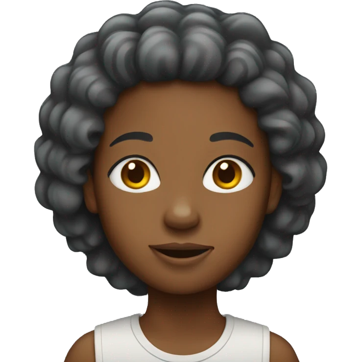 red-haired african american emoji