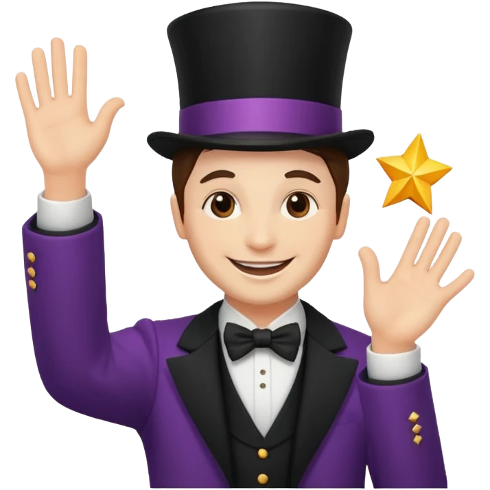 magiciens qui salut emoji