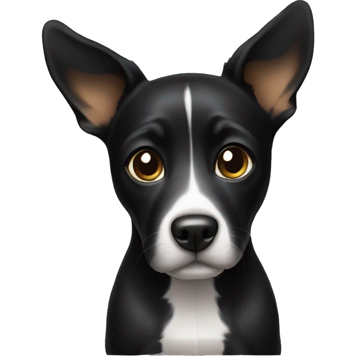 Little Black dog emoji