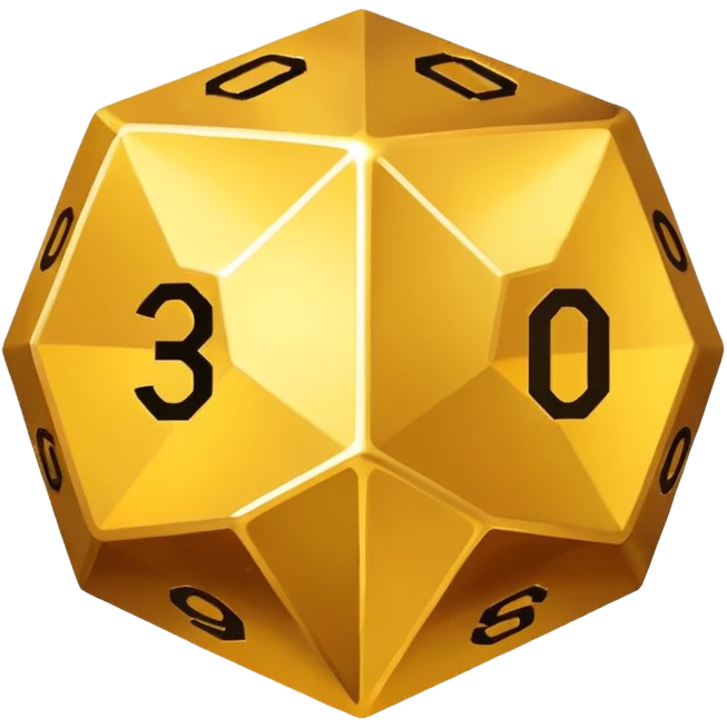 numbered dodecahedron emoji