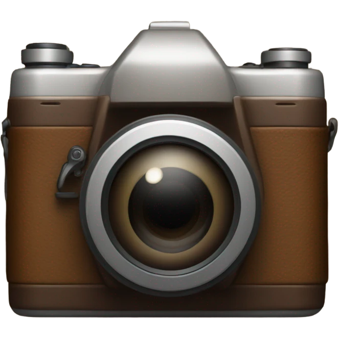 Brown cam emoji