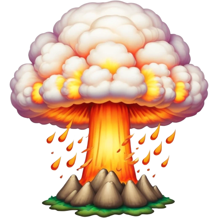 nuclear explosion emoji