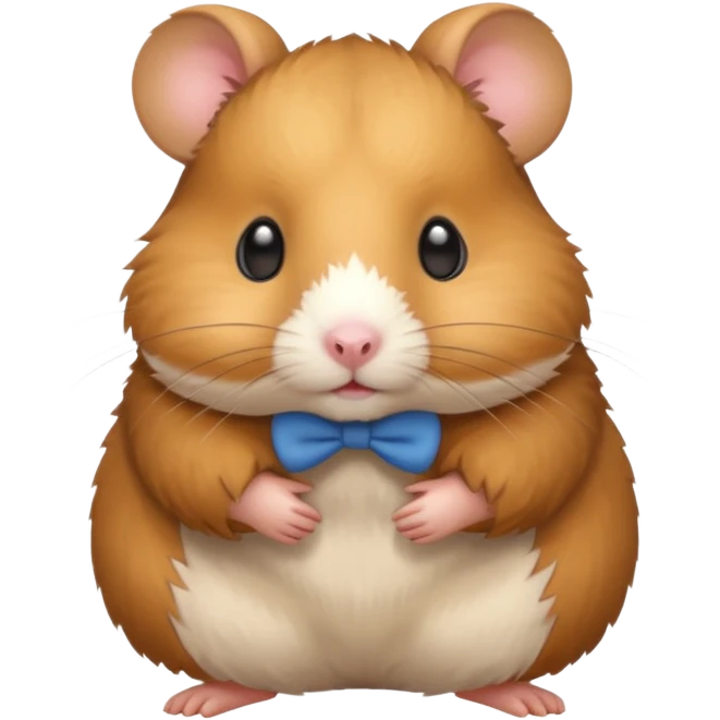 full body of hamster, front view emoji