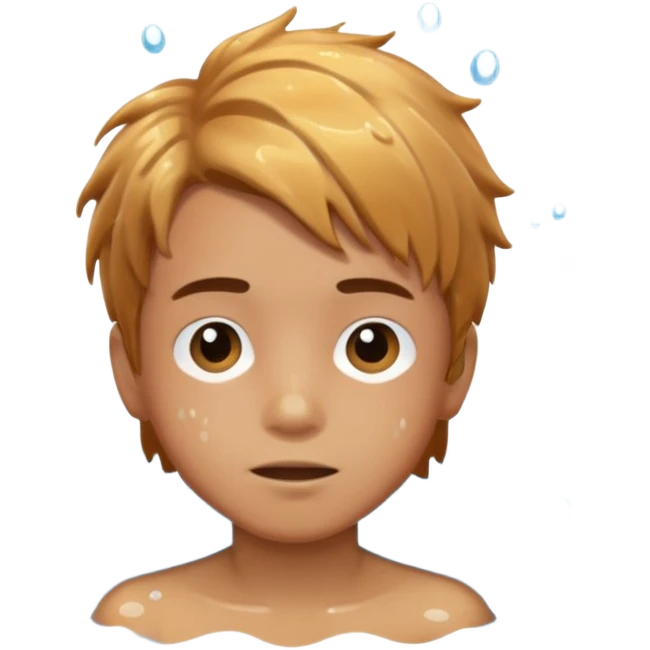Underwater boy emoji
