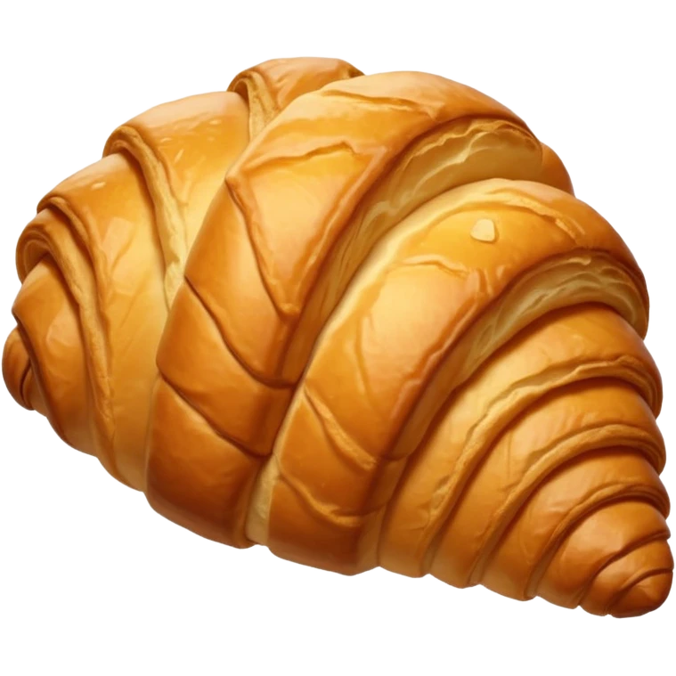 buttery croissant, quick energy emoji