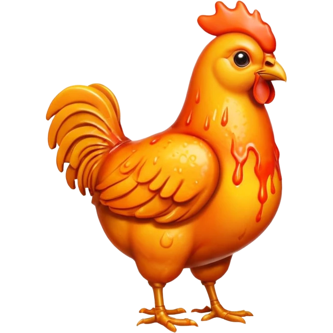 Lava chicken  emoji