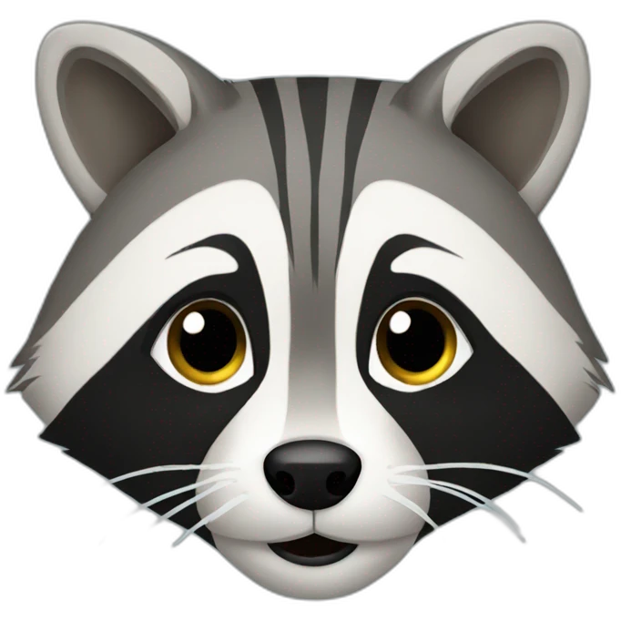 Raccoon emoji