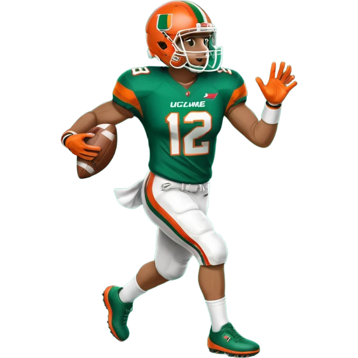 Miami hurricanes football emoji