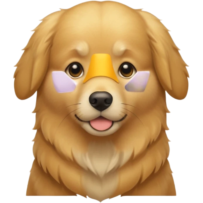 golden dog: short fur  emoji
