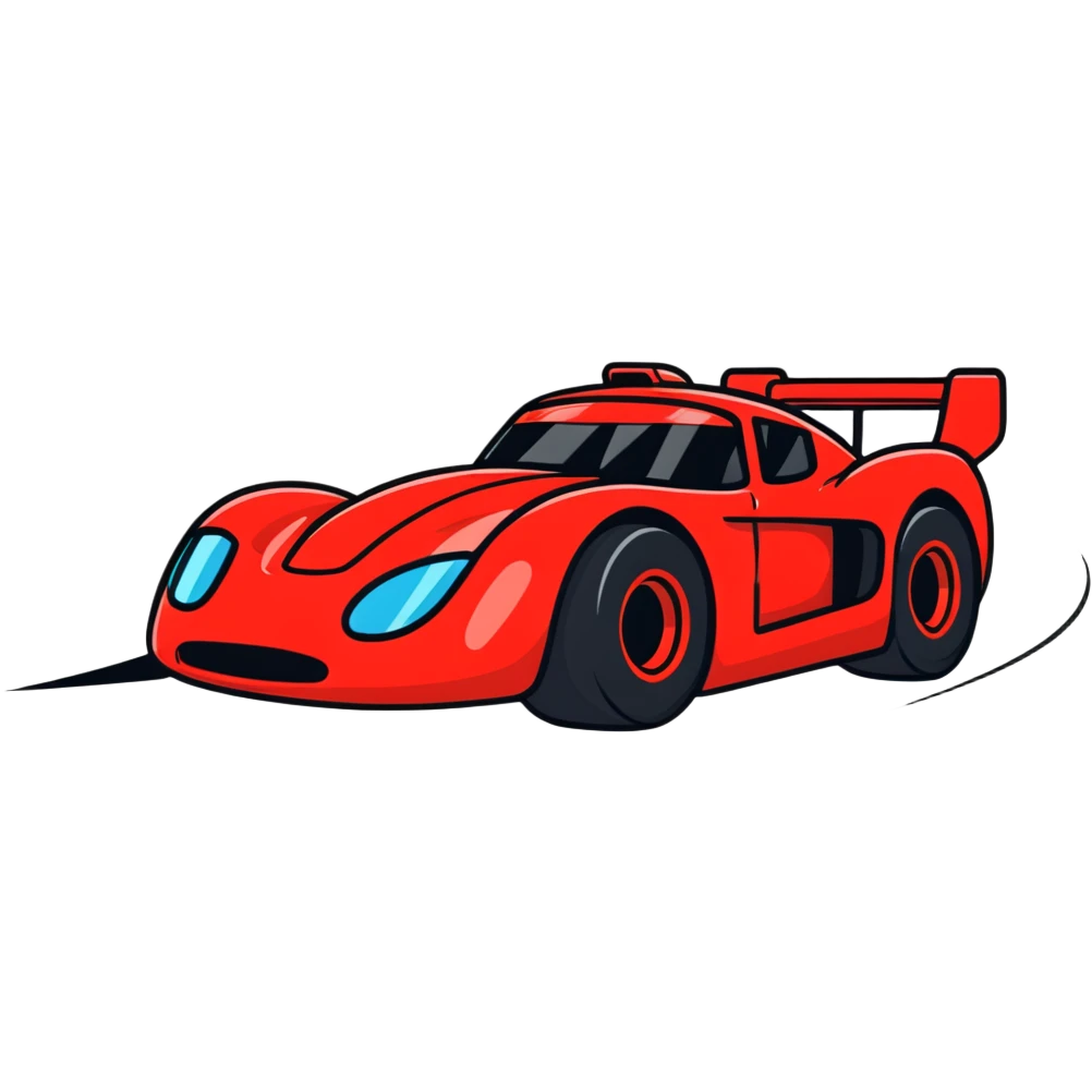 red race car emoji