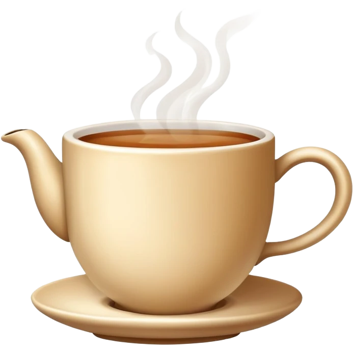 steaming cup of tea emoji