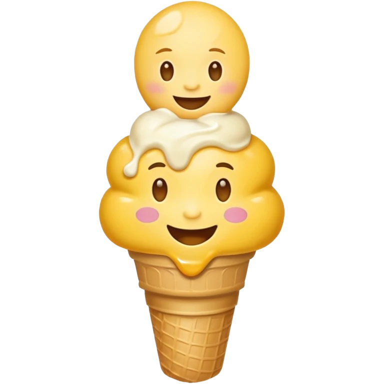 emoji eating icecream emoji