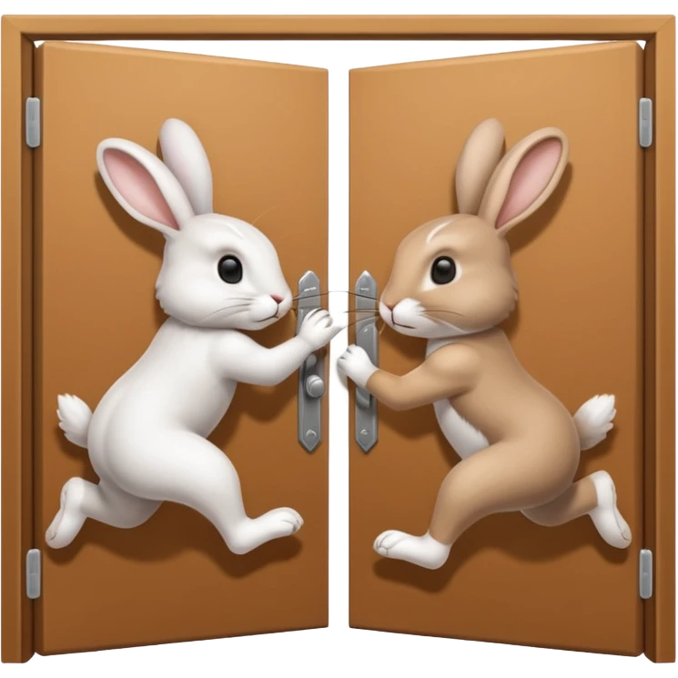 I want the alliance leader to kick me out of the alliance and close the door, so that they both look like rabbits. emoji