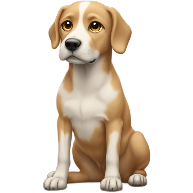 Canis Major constellation as a dog emoji