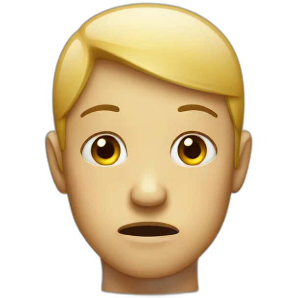 sad face emoji