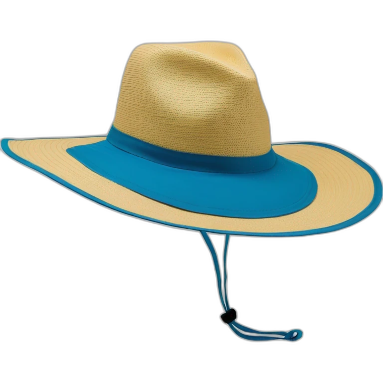 CHAPEAU TREKKING ANTI-UV - TRAVEL 100 - BLEU emoji