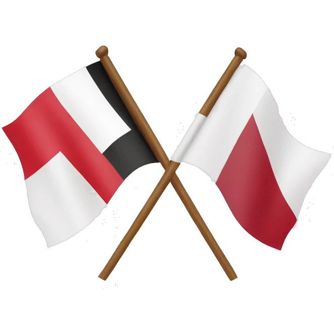 poland and germany flag combined emoji