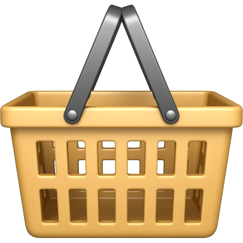 shopping basket emoji