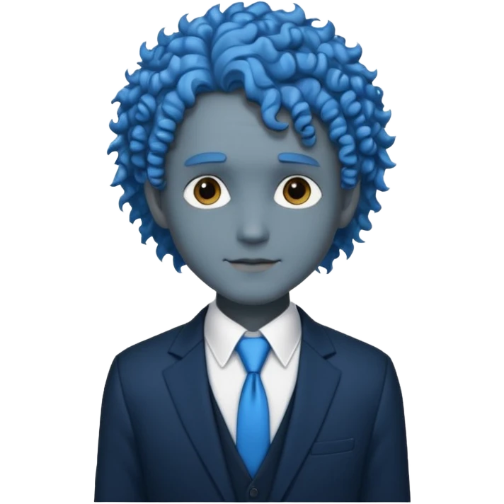 ethereal-pastel-transparent-translucent-gorgeous-spectral-dark-greyish-blue-whitish-gloomy-man-with-blue-curly-hair-with-a-beautiful-black-suit emoji