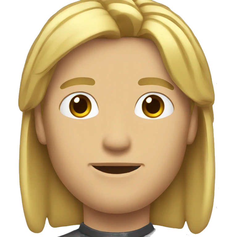 homme meche blond emoji