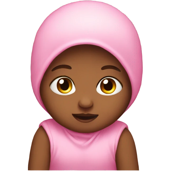 Pink baby  emoji