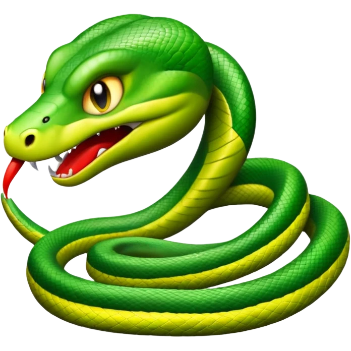  i want a animated emoji with the text "'Lil Viper Mad"  emoji