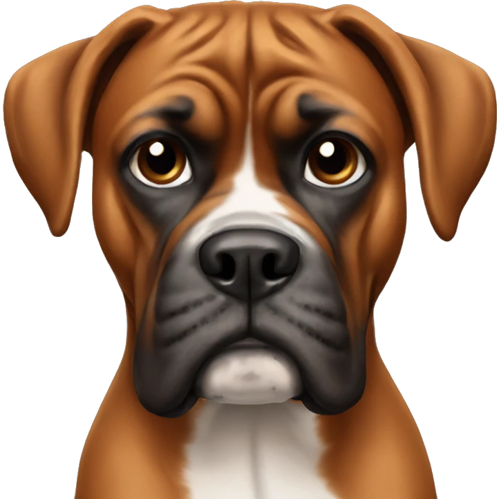 boxer dog  emoji