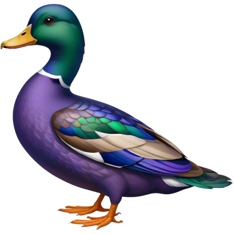 Purple mallard emoji