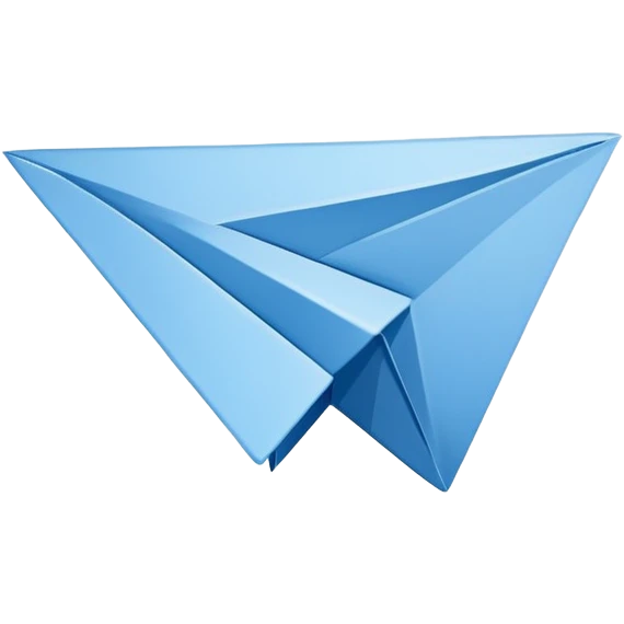 Telegram app logo with paper airplane icon emoji