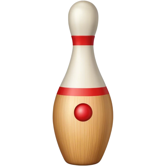 a bowling pin emoji