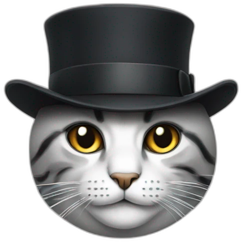 cat-top-hat emoji