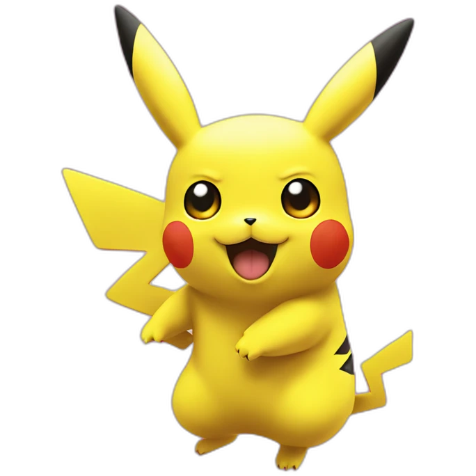 pikachu in rave party emoji