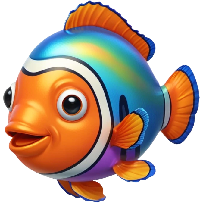 Ball of Goos with Rainbow Clownfish emoji