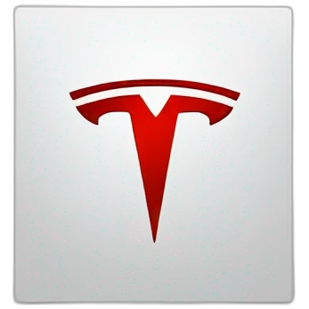 Tesla red logo emoji