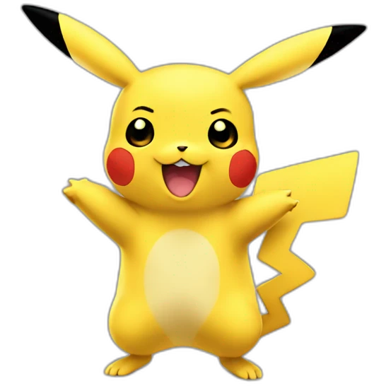 Pikachu showing thumbs emoji