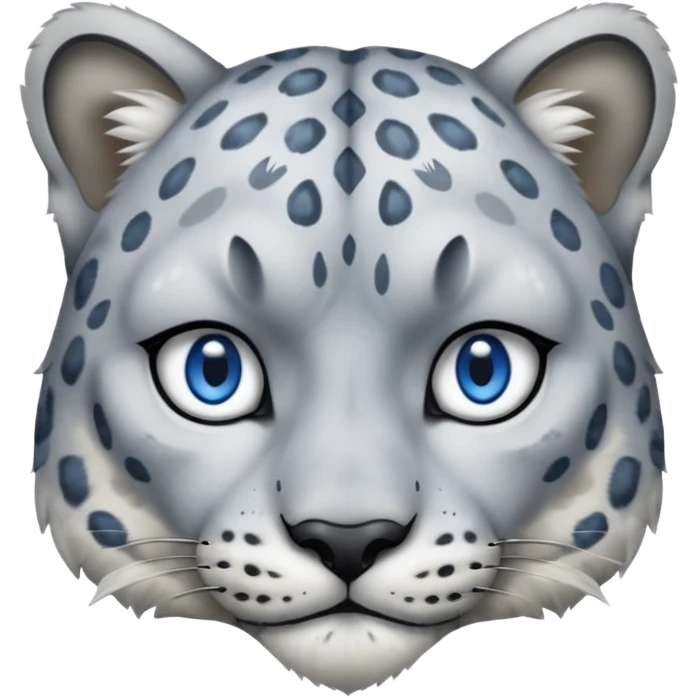 Sad Snow leopard emoji
