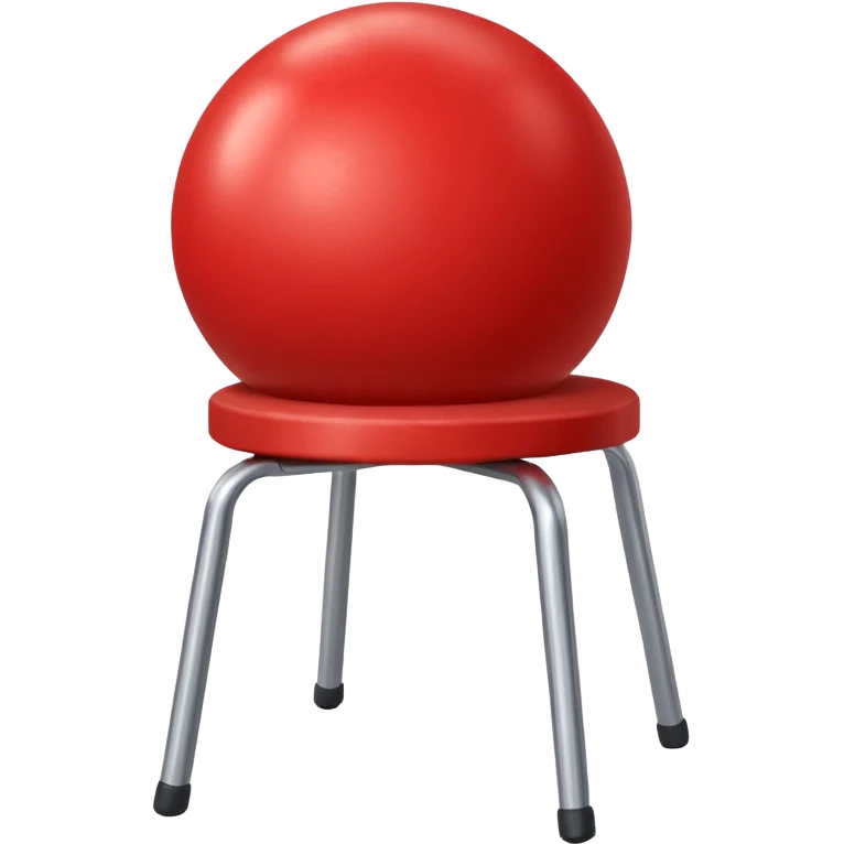 Ball under chair emoji