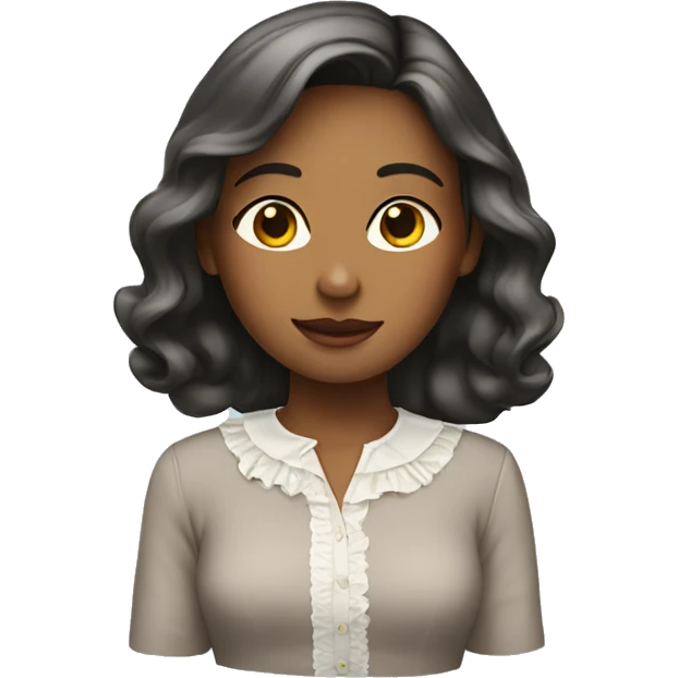 girl in a blouse emoji