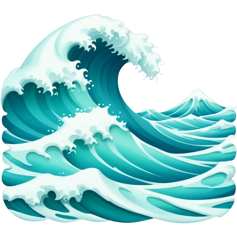 ocean waves emoji