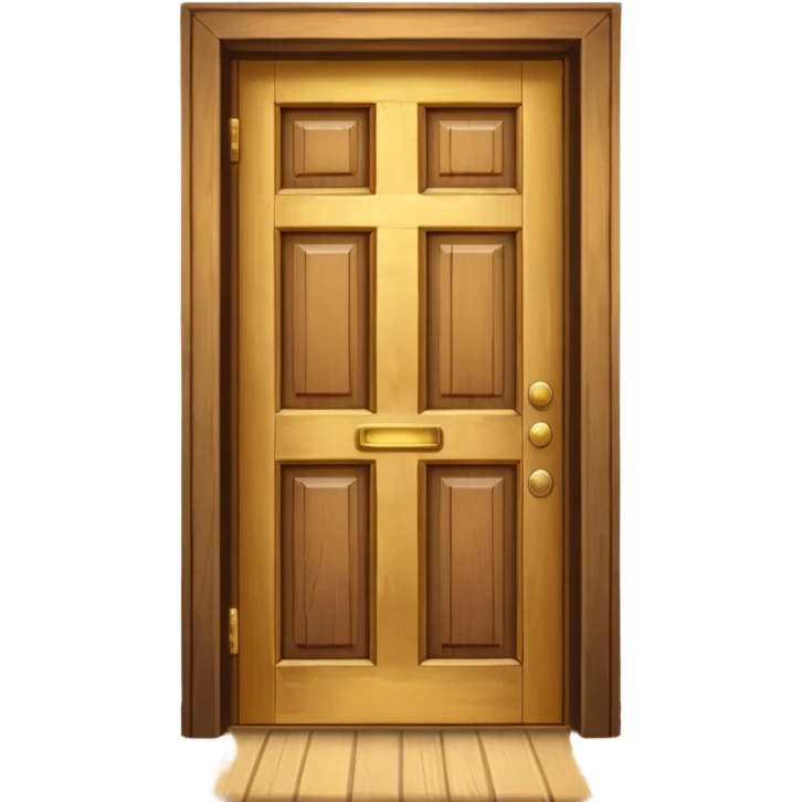 opened door with golden light coming out emoji