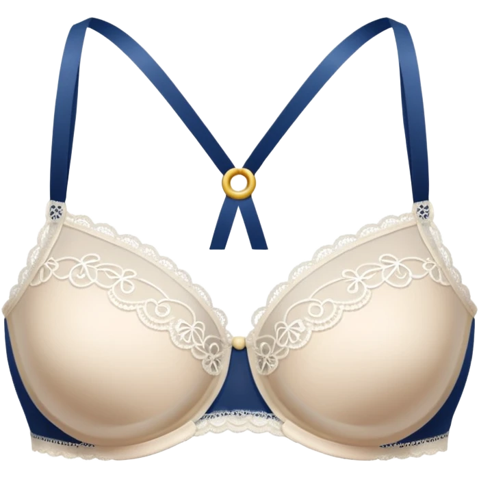 Transparent bra emoji