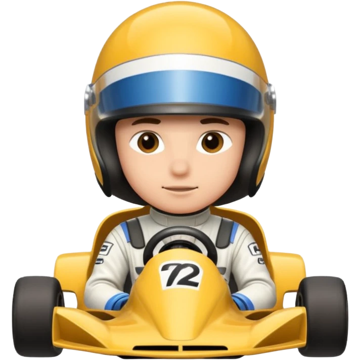 Formula racer emoji