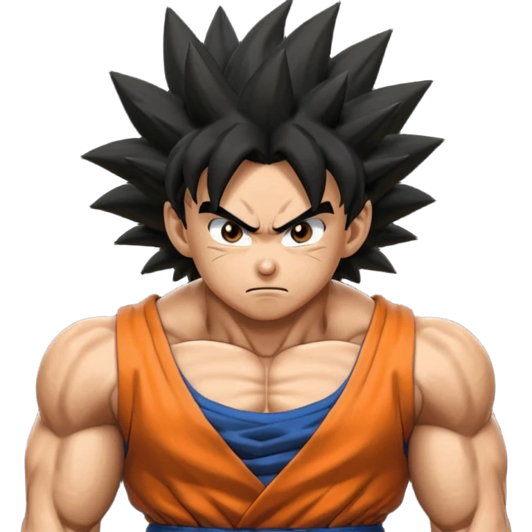 Goku angry emoji