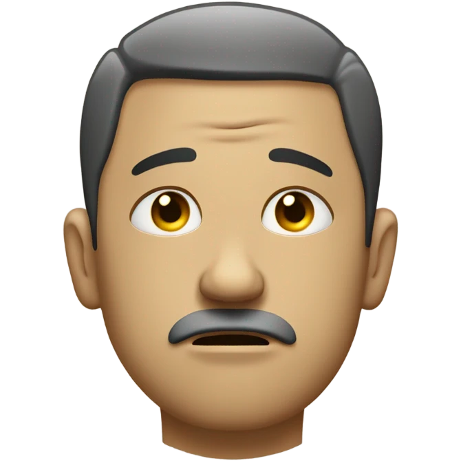 Sad guy  emoji