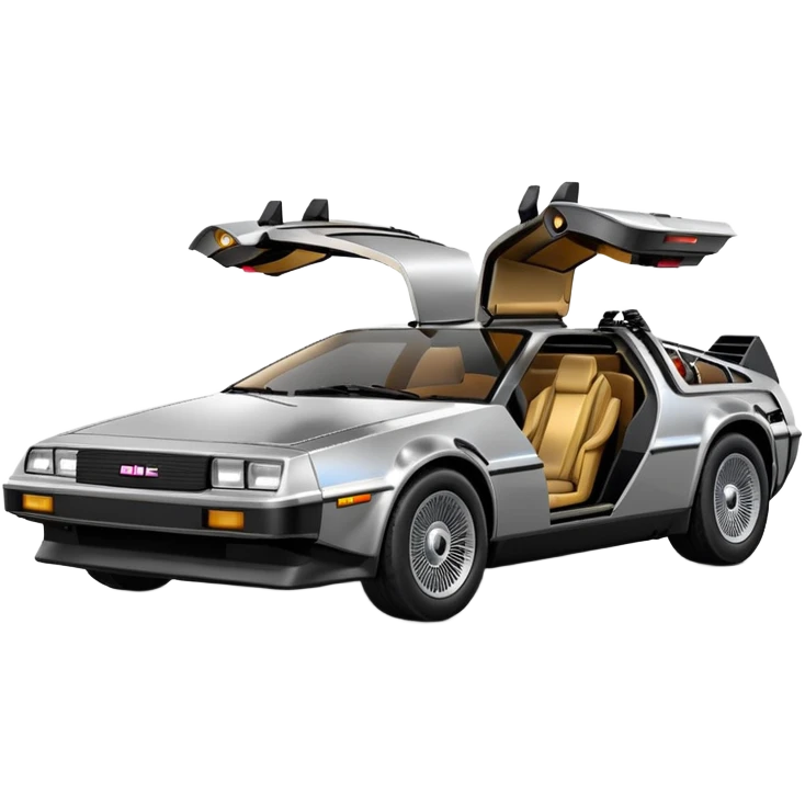 DeLorean DMC-12 emoji