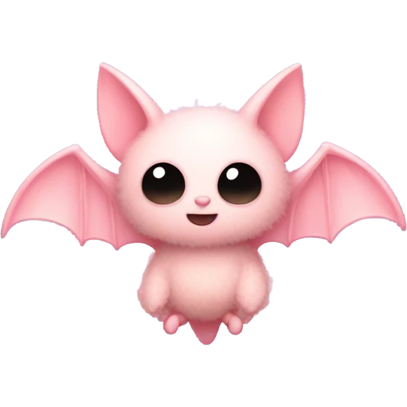 light pink bat  emoji