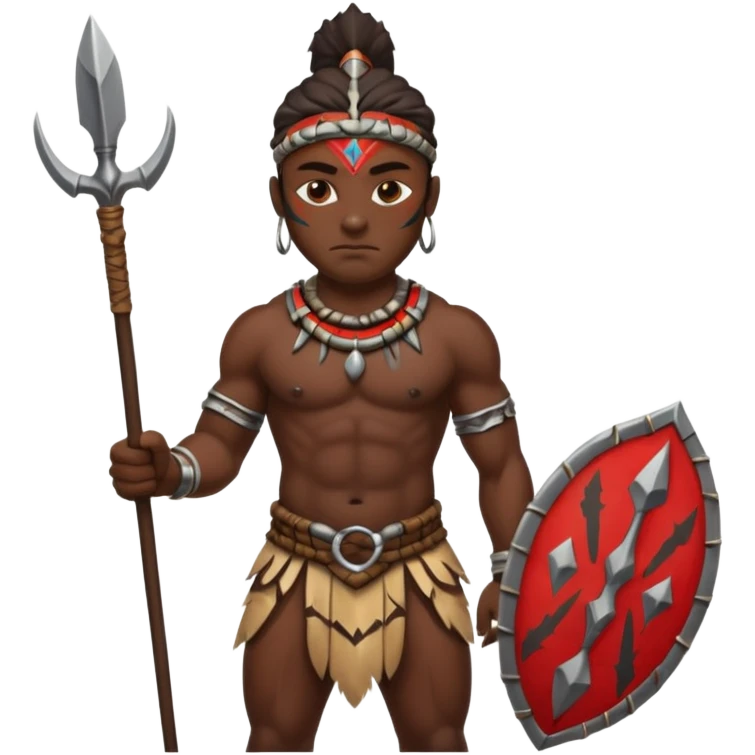 African warrior emoji