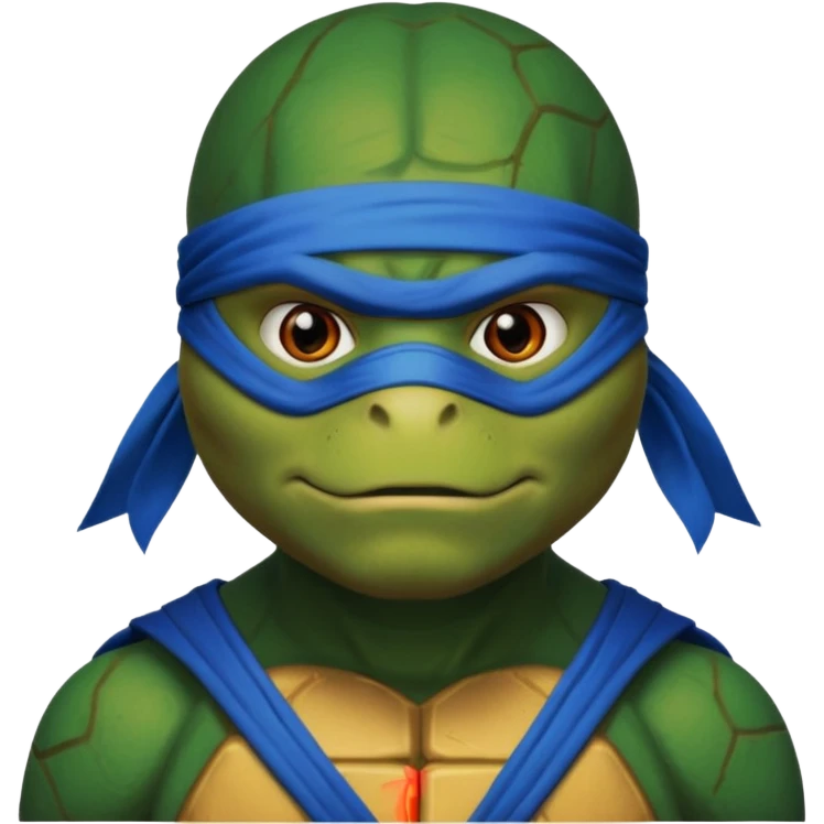 Ninja turtle Leonardo emoji